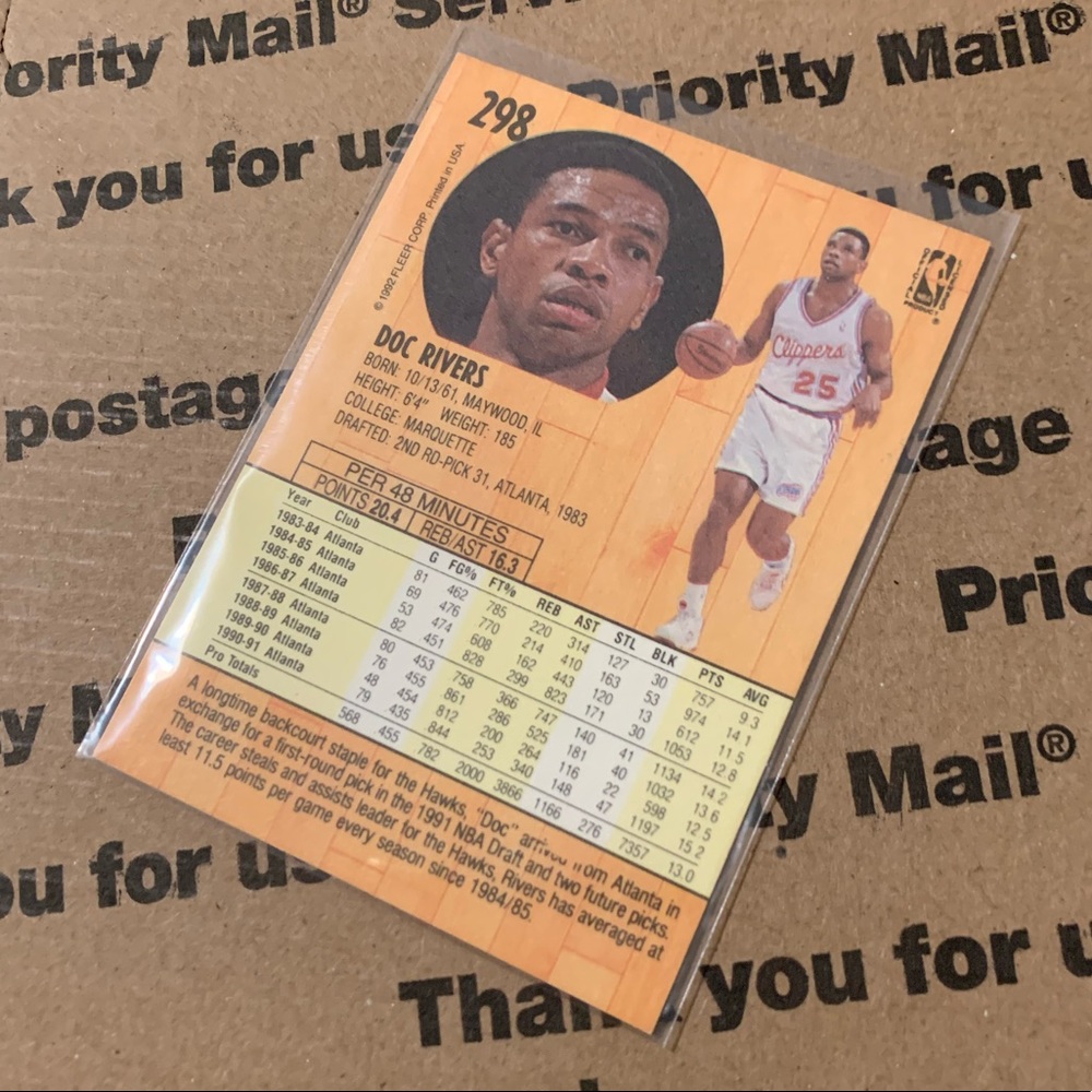 Doc Rivers ‘92 Fleer Card - Picture 5 of 6